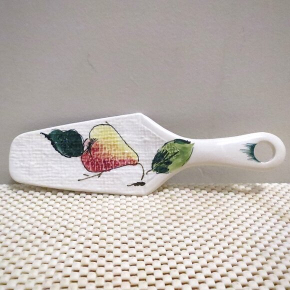 Cake Plate Serving Set Italy 11.5" Plate & 7.5" Serving Plates X4 & Cake Knife - Picture 4 of 7